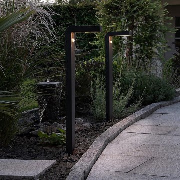 Eglo - LED Utomhussolar-lampa med sensor 18xLED/0,2W/3,7V 2200 mAh IP44