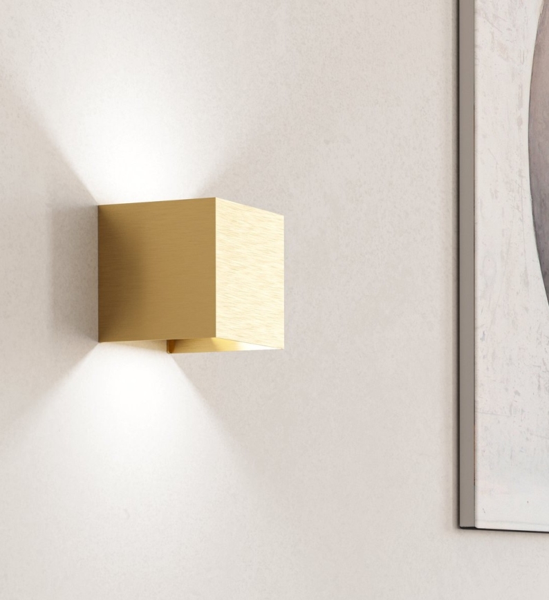 Eglo - LED väggbelysning 2xLED/1,5W/230V 3000K guld