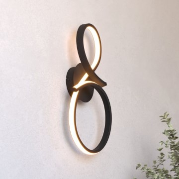 Eglo - LED väggbelysning LED/11,4W/230V 3000K svart