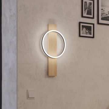 Eglo - LED väggbelysning LED/12W/230V 3000K beige/svart