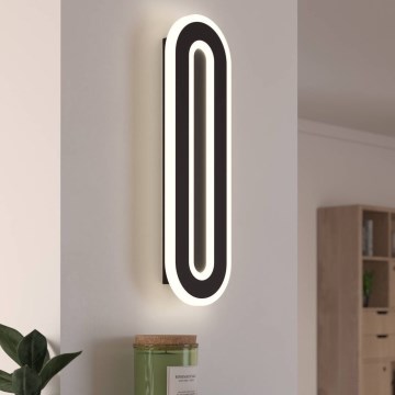 Eglo - LED väggbelysning LED/12W/230V 4000K svart