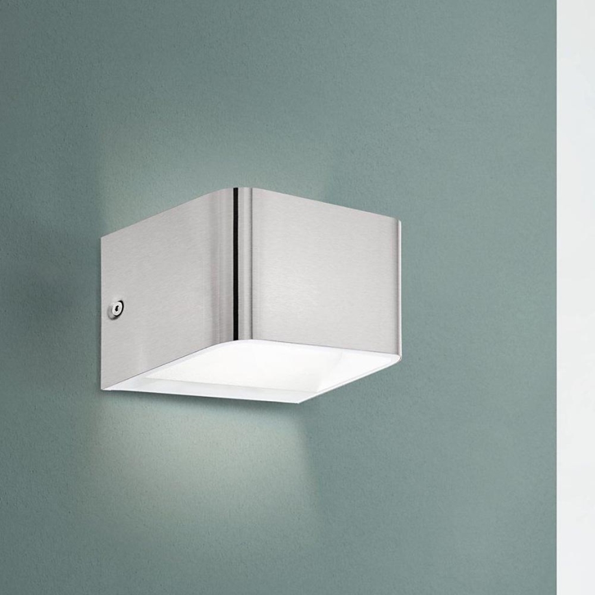 Eglo - LED väggbelysning LED/6W/230V 3000K matt krom