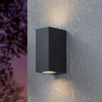 Eglo - LED vägglampa för utomhusbruk 2xGU10/4,6W/230V IP44