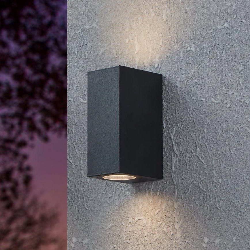 Eglo - LED vägglampa för utomhusbruk 2xGU10/4,6W/230V IP44