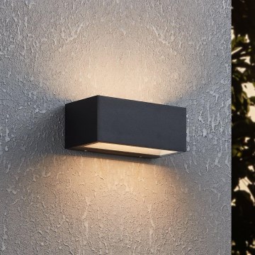 Eglo - LED vägglampa för utomhusbruk 2xLED/5W/230V IP65