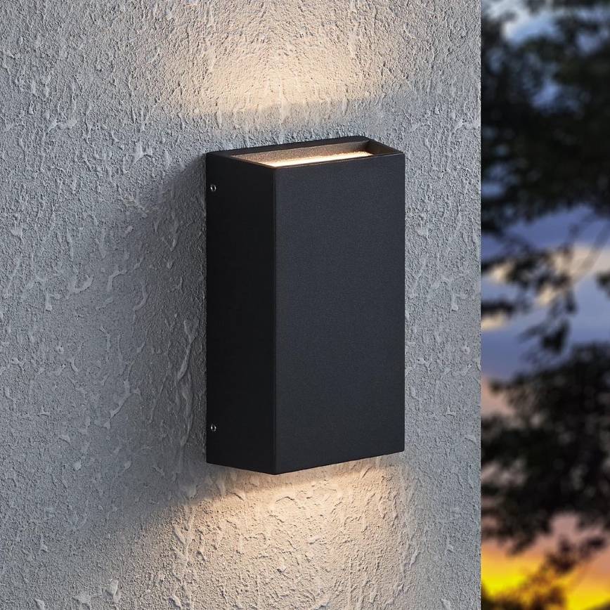 Eglo - LED vägglampa för utomhusbruk 2xLED/5W/230V IP65