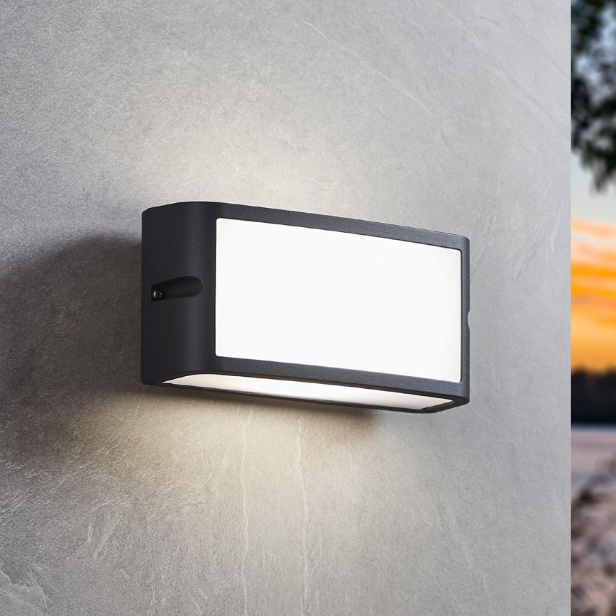 Eglo - LED vägglampa för utomhusbruk LED/10,5W/230V antracit IP54