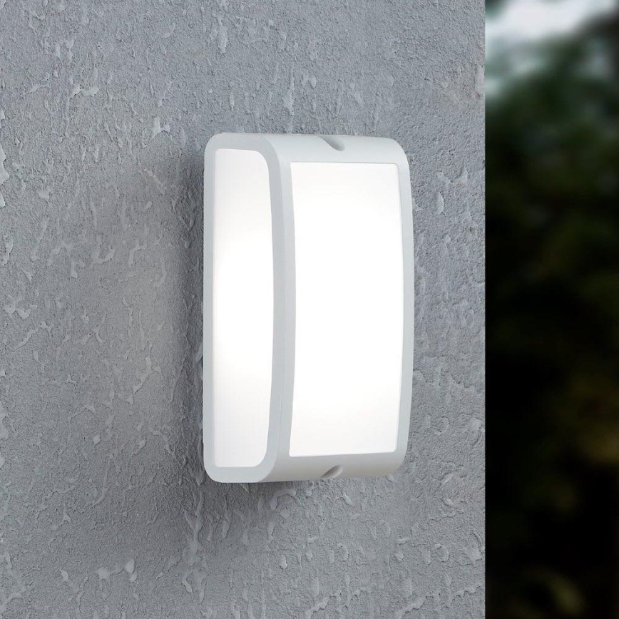 Eglo - LED vägglampa för utomhusbruk LED/10,5W/230V vit IP54