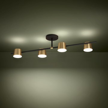 Eglo - LED ytmonterad ljuskrona 4xGU10/4,6W/230V 3000K guld