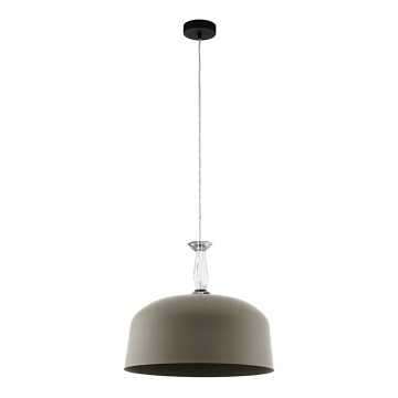 Eglo - Ljuskrona med snöre 3xE27/10W/230V brun