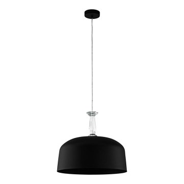 Eglo - Ljuskrona med snöre 3xE27/10W/230V svart