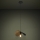 Eglo - Ljuskrona med textilsladd 1xE27/40W/230V 41 cm svart/guld