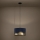Eglo - Ljuskrona med textilsladd 1xE27/40W/230V diameter 38 cm blå/guld