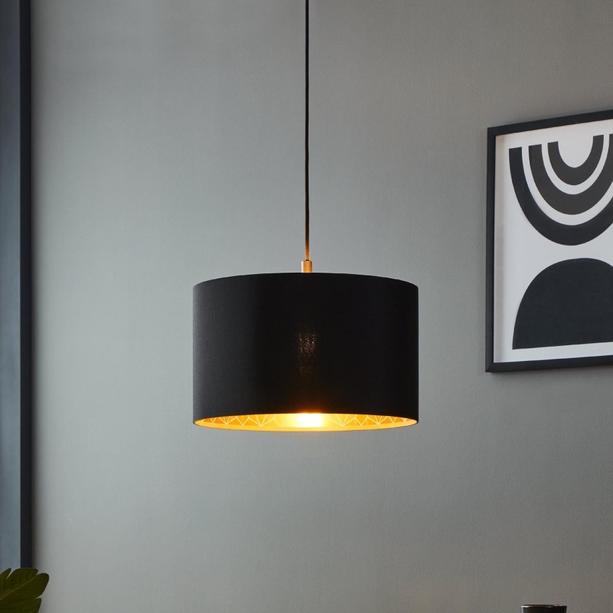 Eglo - Ljuskrona med textilsladd 1xE27/40W/230V diameter 38 cm