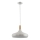 Eglo - Ljuskrona med textilsladd 1xE27/40W/230V diameter 40 cm silver - FSC certifierade