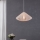 Eglo - Ljuskrona med textilsladd 1xE27/40W/230V diameter 42,5 cm vit