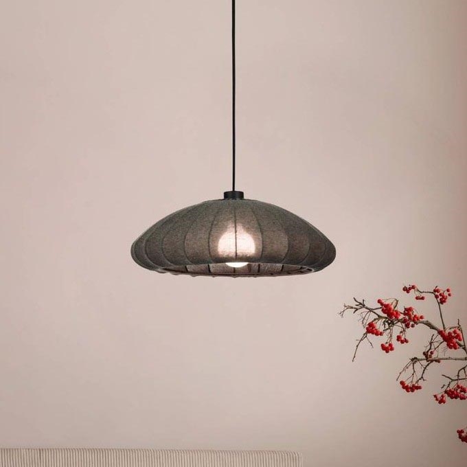Eglo - Ljuskrona med textilsladd 1xE27/40W/230V diameter 45 cm