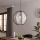 Eglo - Ljuskrona med textilsladd 1xE27/40W/230V diameter 48 cm vit/svart