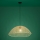 Eglo - Ljuskrona med textilsladd 1xE27/40W/230V diameter 72 cm bambu
