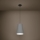 Eglo - Ljuskrona med textilsladd 1xE27/40W/230V grå