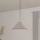 Eglo - Ljuskrona med textilsladd 1xE27/40W/230V grå