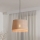 Eglo - Ljuskrona med textilsladd 1xE27/40W/230V