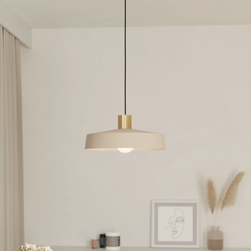 Eglo - Ljuskrona med textilsladd 1xE27/40W/230V