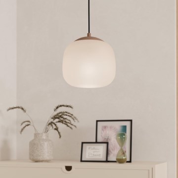 Eglo - Ljuskrona med textilsladd 1xE27/40W/230V