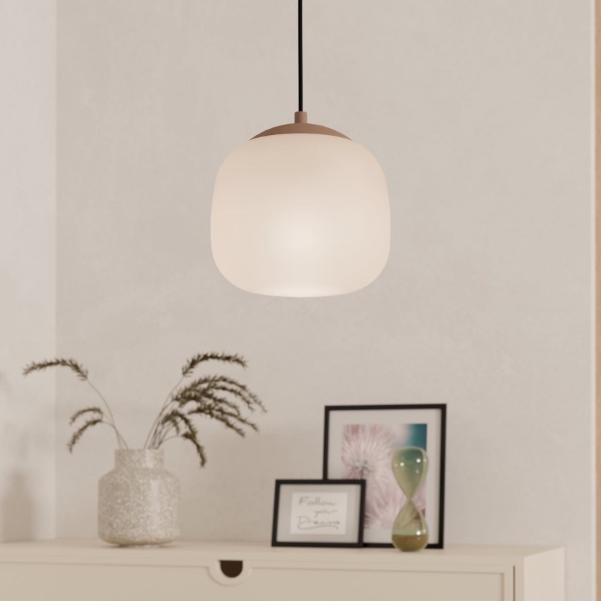 Eglo - Ljuskrona med textilsladd 1xE27/40W/230V