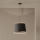 Eglo - Ljuskrona med textilsladd 1xE27/40W/230V svart