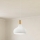 Eglo - Ljuskrona med textilsladd 1xE27/60W/230V diameter 28 cm vit