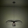 Eglo - Ljuskrona med textilsladd 1xE27/60W/230V diameter 77 cm svart