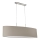 Eglo - Ljuskrona med textilsladd 2xE27/60W/230V taupe