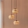 Eglo - Ljuskrona med textilsladd 3xE27/40W/230V diameter 48 cm