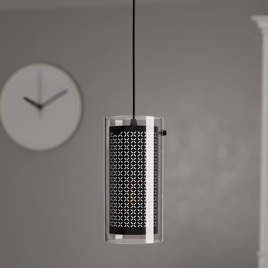 Eglo - Ljuskrona med upphängningsrem 1xE27/10W/230V