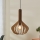 Eglo - Ljuskrona med upphängningsrem 1xE27/40W/230V diameter 38 cm beige