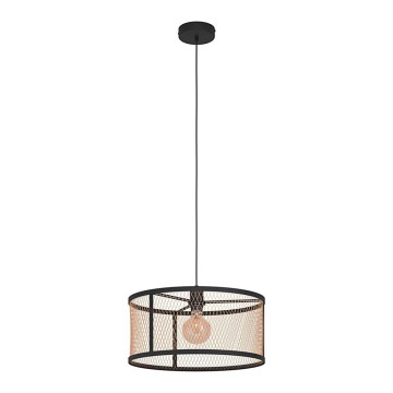 Eglo - Ljuskrona med upphängningsrem 1xE27/40W/230V