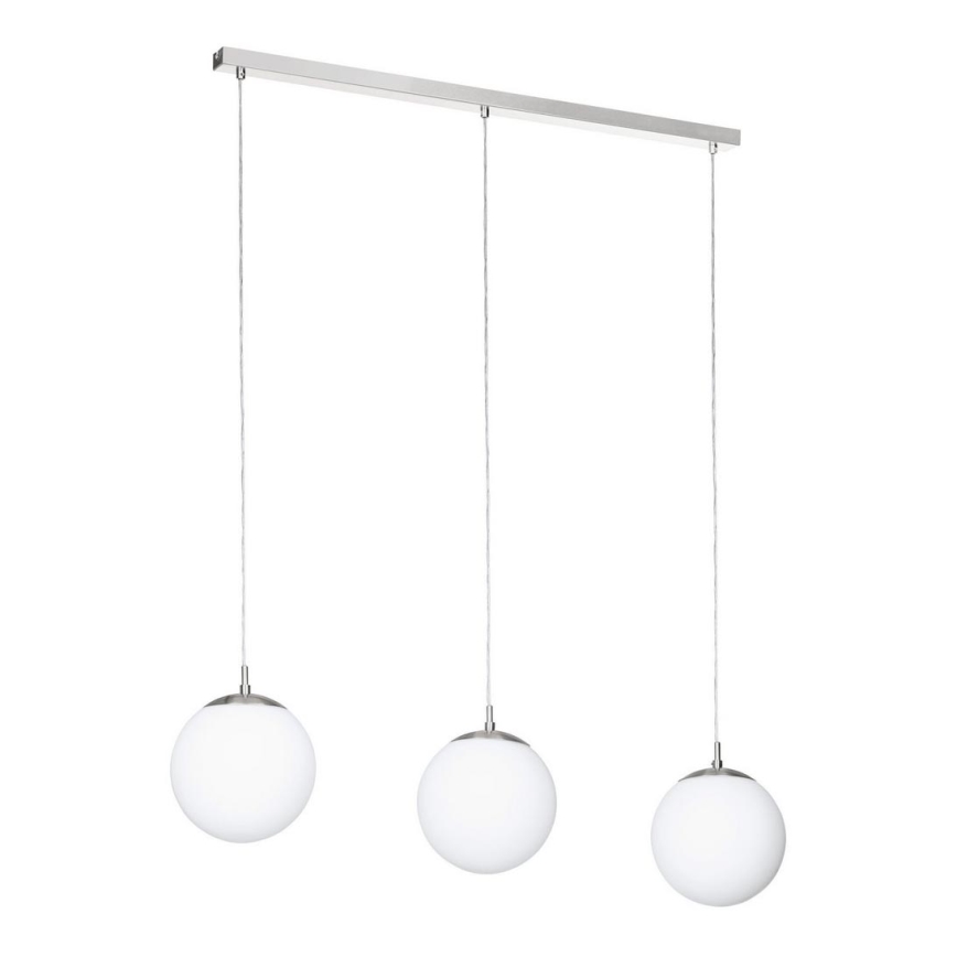 Eglo - Ljuskrona med upphängningsrem 3xE27/40W/230V