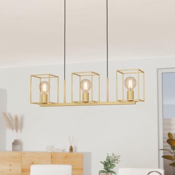 Eglo - Ljuskrona med upphängningsrem 3xE27/40W/230V