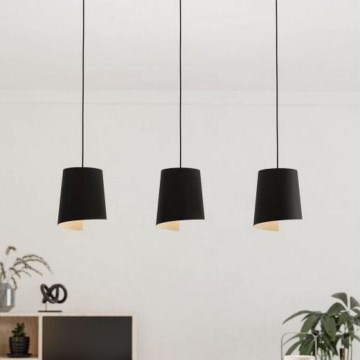 Eglo - Ljuskrona med upphängningsrem 3xE27/40W/230V