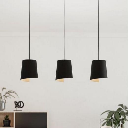 Eglo - Ljuskrona med upphängningsrem 3xE27/40W/230V