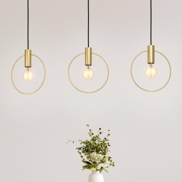 Eglo - Ljuskrona med upphängningsrem 3xE27/40W/230V