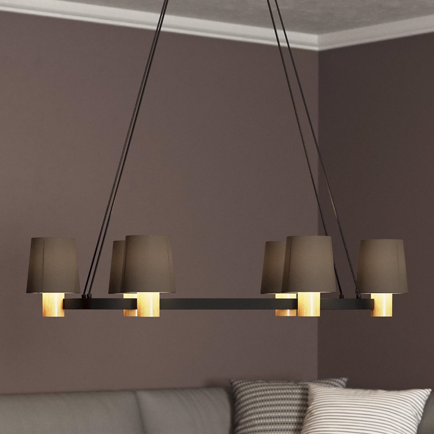 Eglo - Ljuskrona med upphängningsrem 6xE27/40W/230V