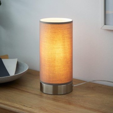 Eglo - Ljusreglerad bordslampa 1xE27/40W/230V taupe