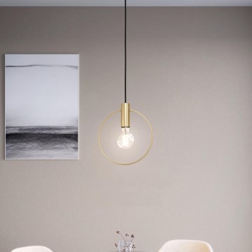 Eglo - Ljusskrona med upphängningsrem  1xE27/40W/230V