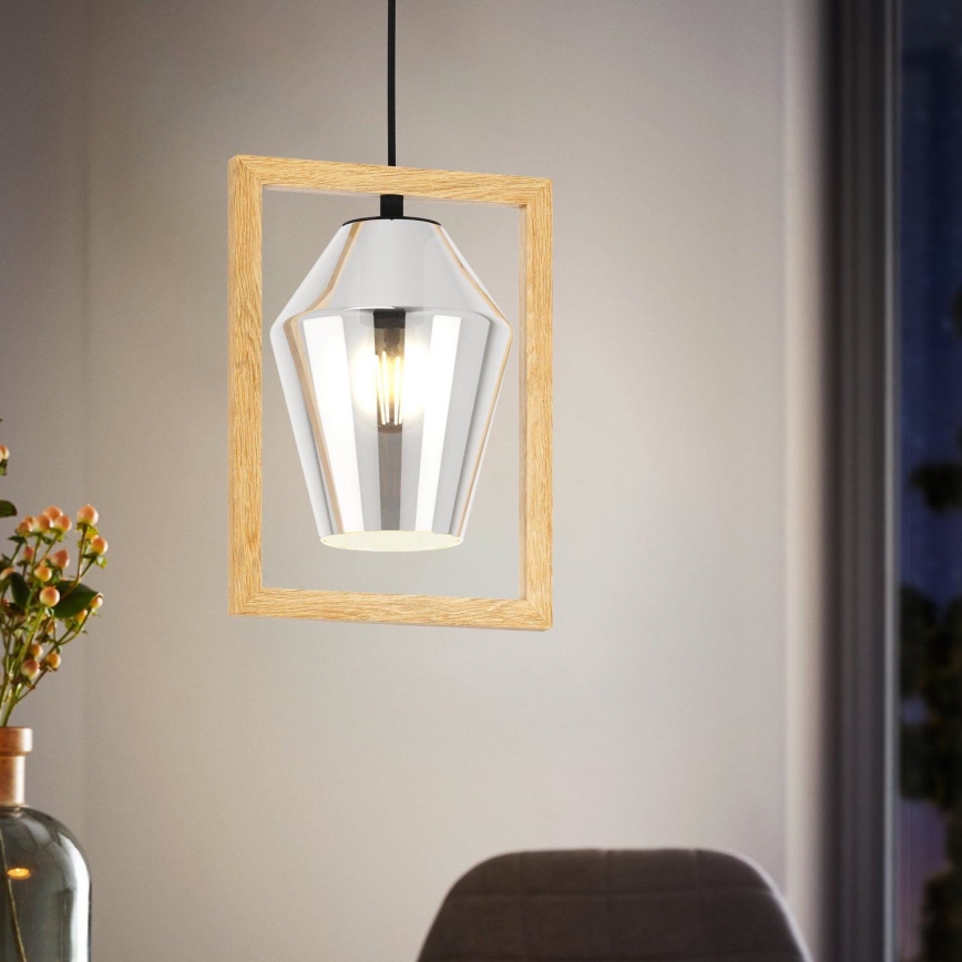Eglo - Ljusskrona med upphängningsrem  1xE27/40W/230V