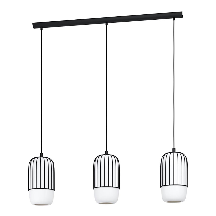 Eglo - Ljusskrona med upphängningsrem  3xE27/40W/230V