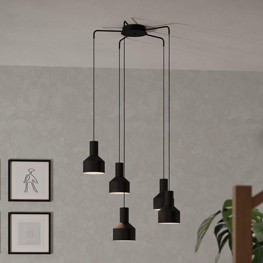Eglo - Ljusskrona med upphängningsrem  5xE27/40W/230V