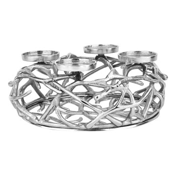 Eglo - Ljusstake 13,5x35 cm silver
