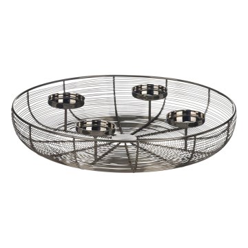 Eglo - Ljusstake diameter 45 cm skinande krom